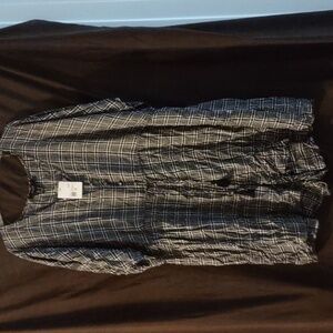 NWT Forever21 3X Black and White Checkered Short Sleeve Romper